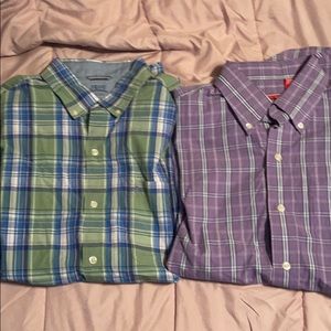 2 Izod dress shirts